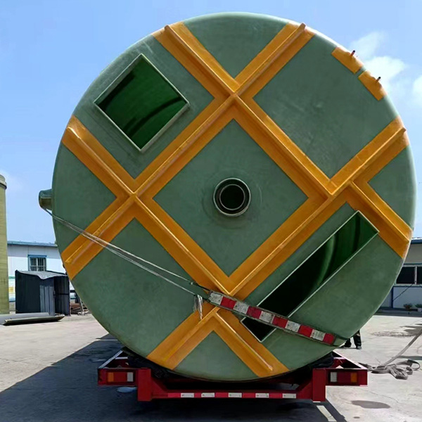 立式平顶玻璃钢罐