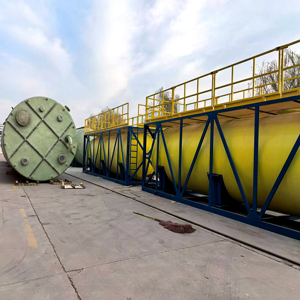 玻璃钢罐卧式含框架