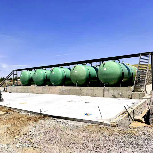 玻璃钢卧式罐 配酸罐 配碱罐