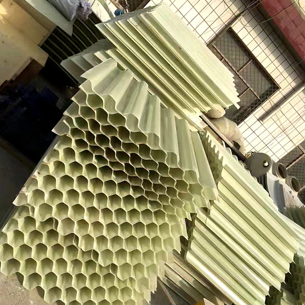 玻璃钢蜂窝斜管填料 六角填料
