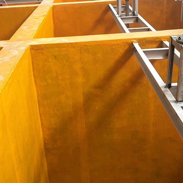 水泥池子车间地面防腐玻璃钢