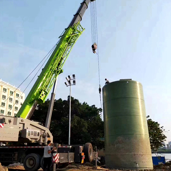 一体式污水处理用玻璃钢泵站