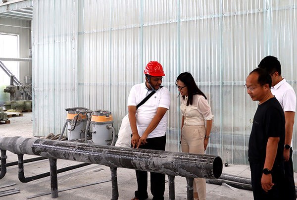 玻璃钢喷淋管验货