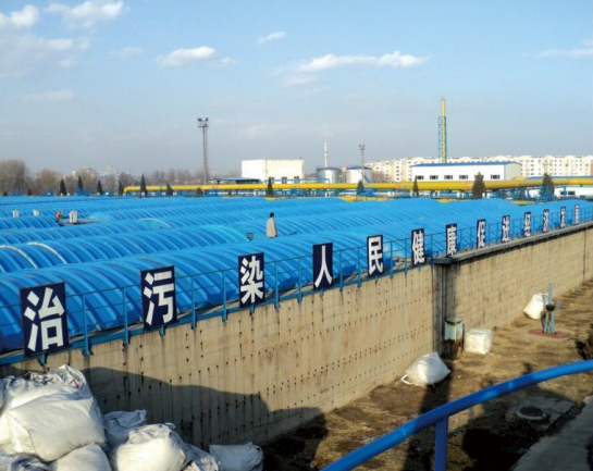 青岛海湾化学施工现场