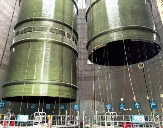 天津电厂施工现场